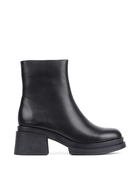 Жіночі черевики Attizzare шкіряні чорні - фото 1 - Miraton