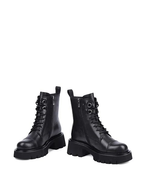 Женские ботинки Attizzare кожаные черные - фото 2 - Miraton