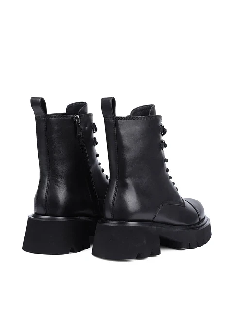 Женские ботинки Attizzare кожаные черные - фото 4 - Miraton
