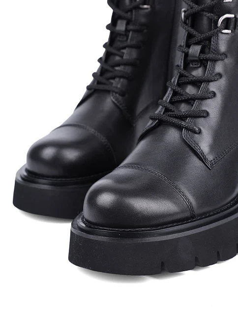 Женские ботинки Attizzare кожаные черные - фото 5 - Miraton