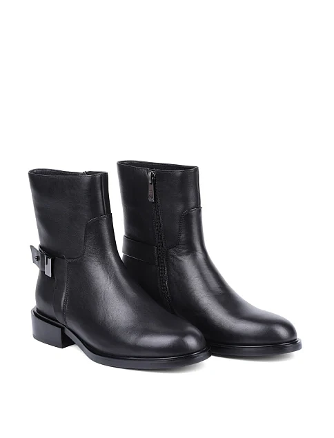 Женские ботинки Attizzare кожаные черные - фото 3 - Miraton