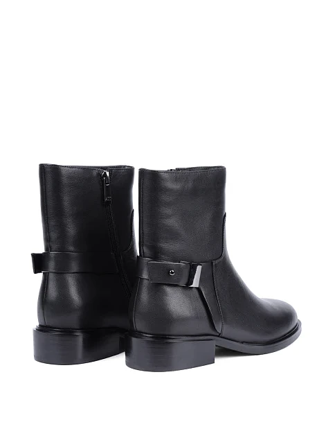 Женские ботинки Attizzare кожаные черные - фото 4 - Miraton