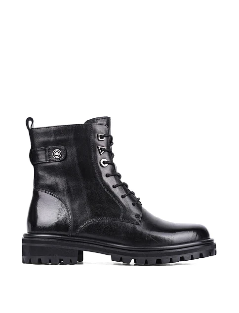 Женские ботинки Attizzare кожаные черные - фото 1 - Miraton