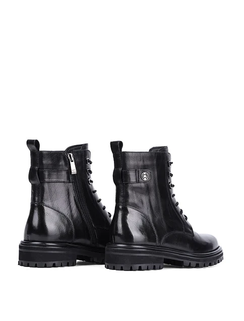 Женские ботинки Attizzare кожаные черные - фото 4 - Miraton