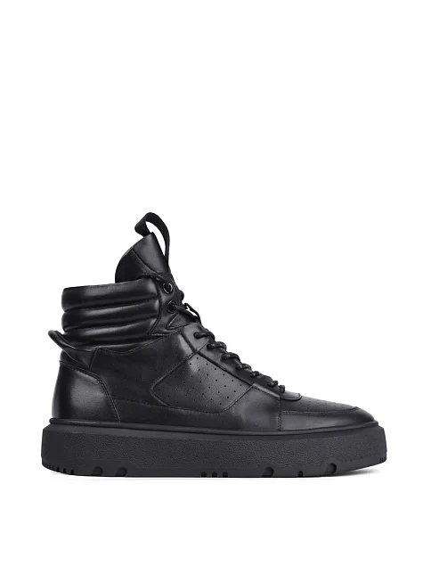 Женские ботинки MIRATON кожаные черные - фото 1 - Miraton