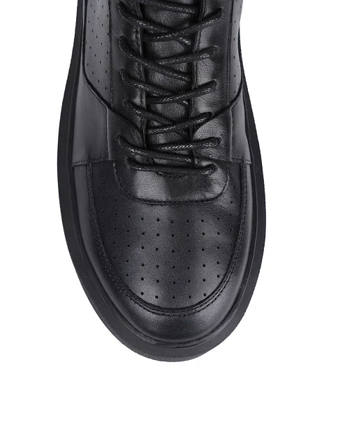 Женские ботинки MIRATON кожаные черные - фото 5 - Miraton