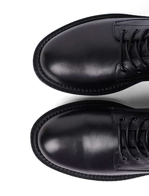 Женские ботинки Attizzare кожаные черные - фото 5 - Miraton