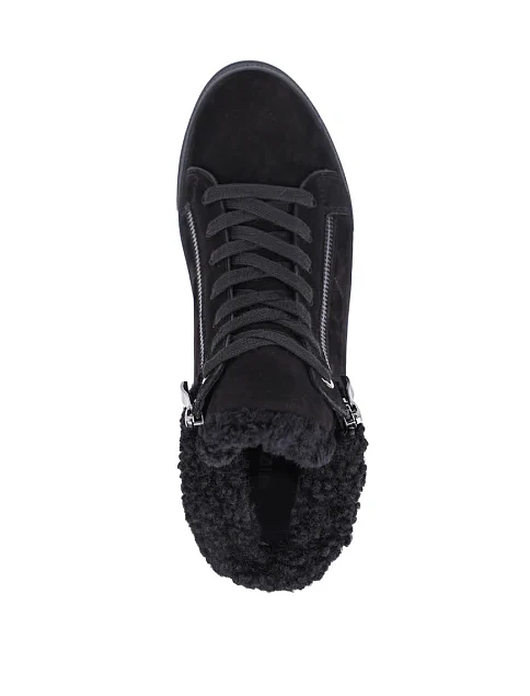 Женские ботинки Attizzare велюровые черные - фото 5 - Miraton