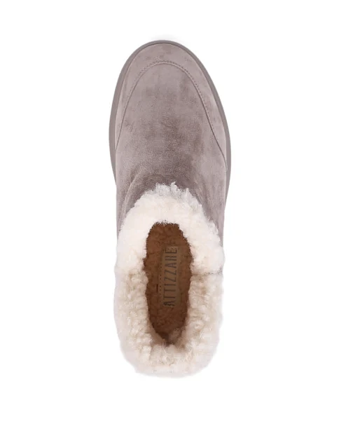 Женские ботинки Attizzare велюровые бежевые - фото 6 - Miraton