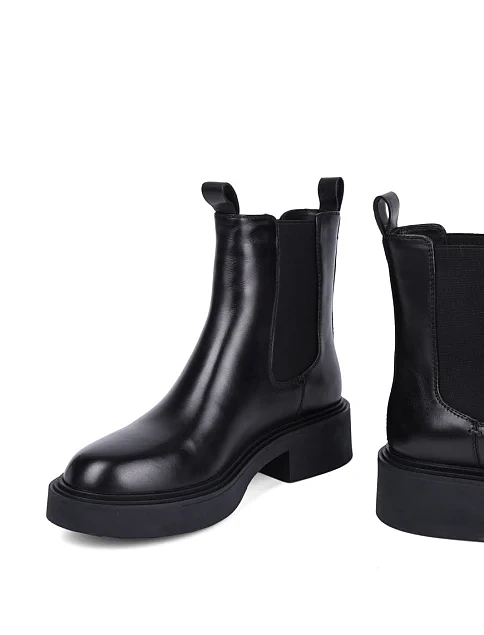 Женские ботинки Attizzare кожаные черные - фото 2 - Miraton