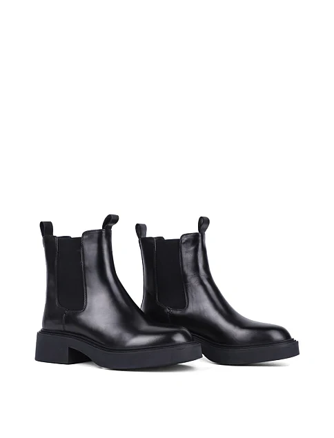 Женские ботинки Attizzare кожаные черные - фото 3 - Miraton