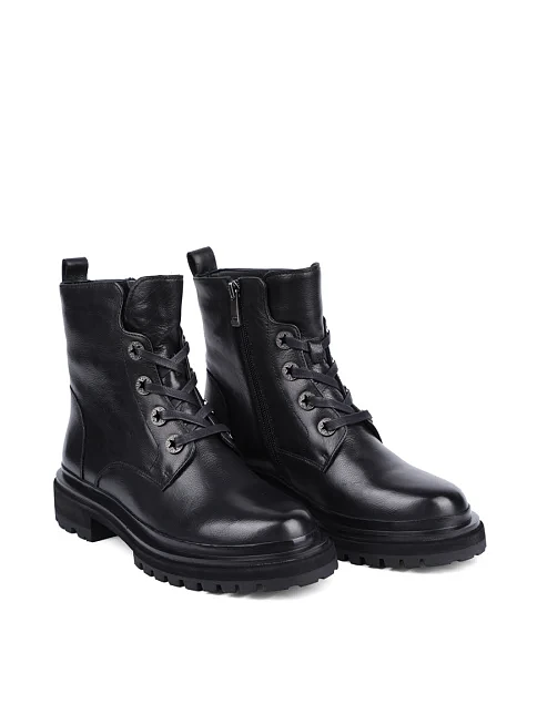 Женские ботинки Attizzare кожаные черные - фото 3 - Miraton