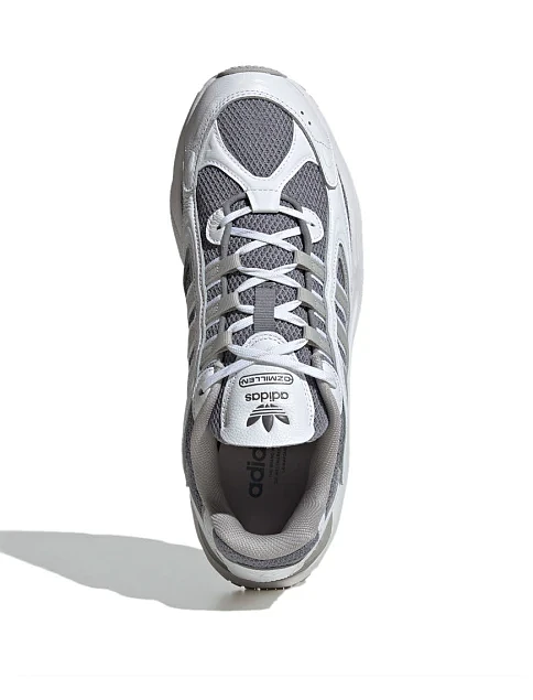 Женские кроссовки Adidas OZMILLEN из экокожи белые - фото 5 - Miraton