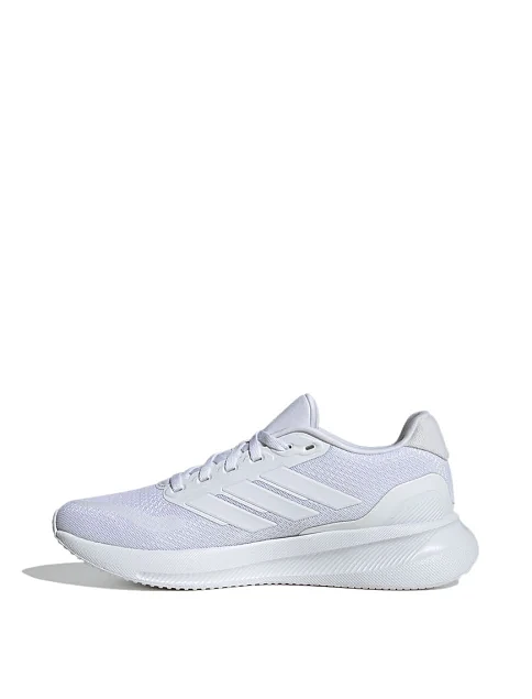 Женские кроссовки Adidas Runfalcon 5 тканевые белые - фото 2 - Miraton