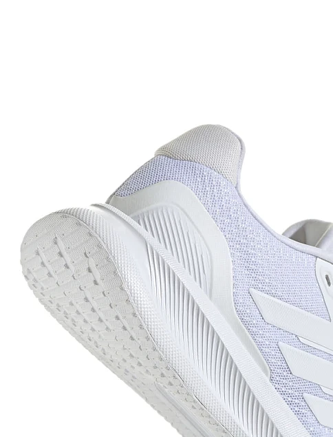 Женские кроссовки Adidas Runfalcon 5 тканевые белые - фото 8 - Miraton