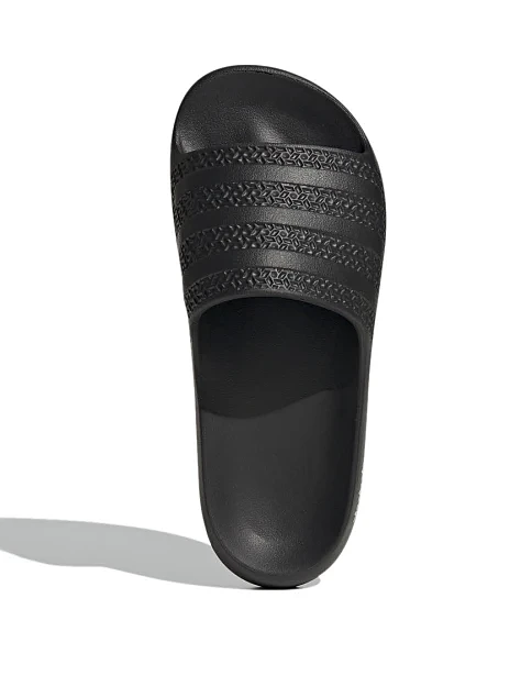 Женские шлепанцы Adidas Adilette Ayoon резиновые черные - фото 3 - Miraton