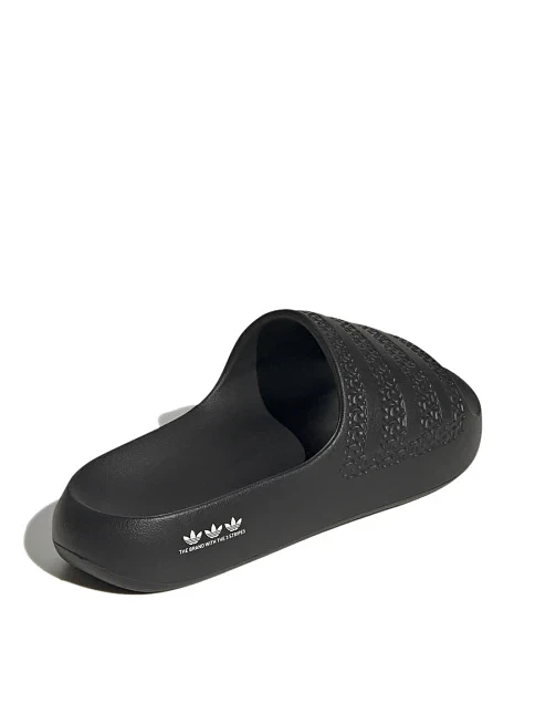 Женские шлепанцы Adidas Adilette Ayoon резиновые черные - фото 6 - Miraton