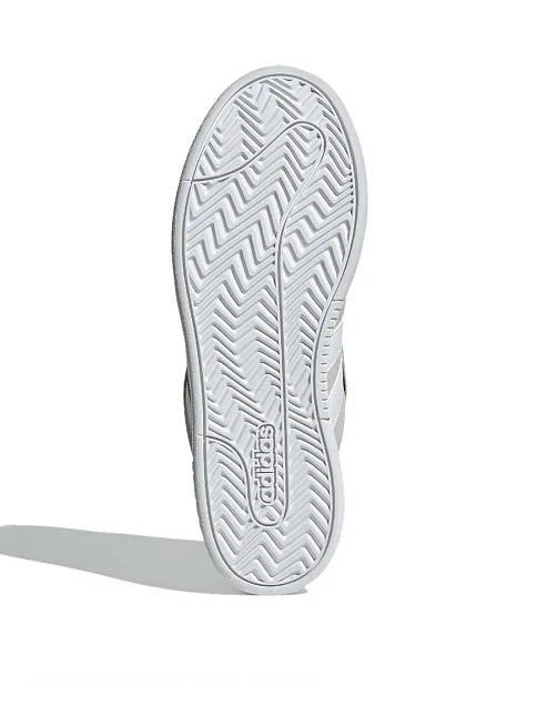 Мужские кеды Adidas Grand Court Alpha замшевые серые - фото 5 - Miraton