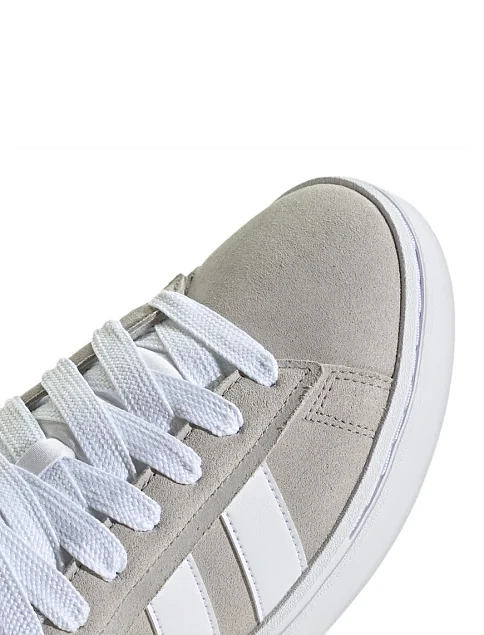 Мужские кеды Adidas Grand Court Alpha замшевые серые - фото 6 - Miraton