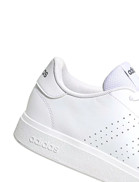 Мужские кеды Adidas Advantage Base 2.0 из экокожи белые - фото 7 - Miraton