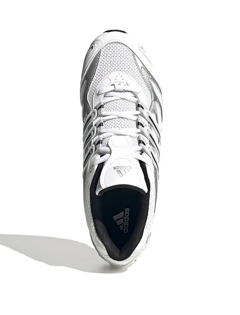 Мужские кроссовки Adidas Temper Run 2.0 из экокожи серебряного цвета - фото 5 - Miraton