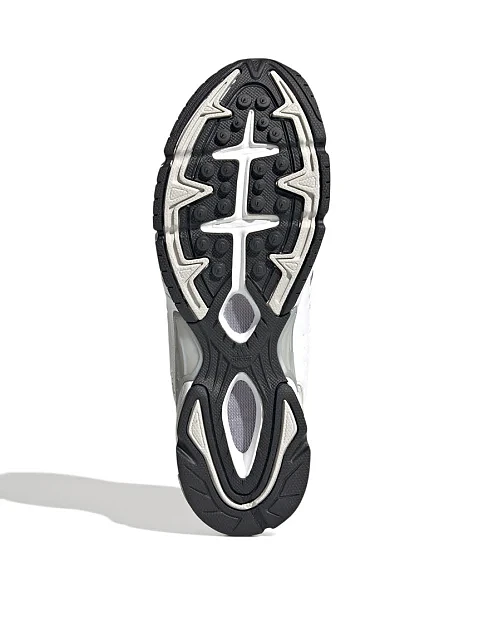 Мужские кроссовки Adidas Temper Run 2.0 из экокожи серебряного цвета - фото 6 - Miraton