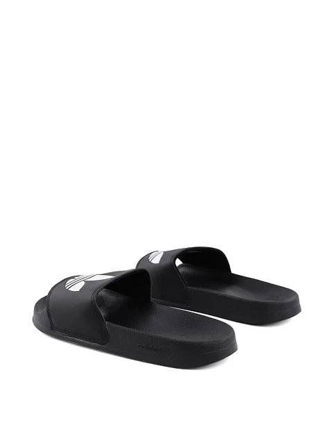 Мужские шлепанцы Adidas Adilette резиновые черные - фото 3 - Miraton