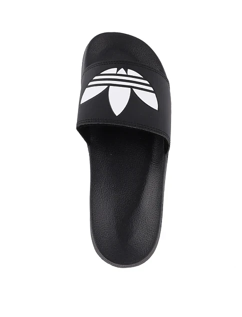 Мужские шлепанцы Adidas Adilette резиновые черные - фото 4 - Miraton