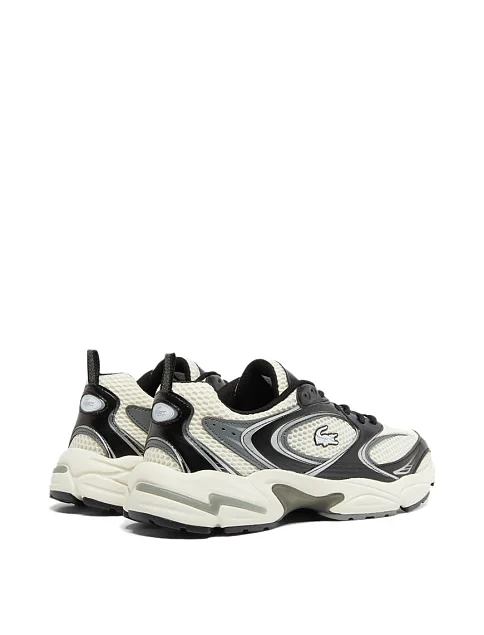 Мужские кроссовки Lacoste велюровые черные - фото 3 - Miraton