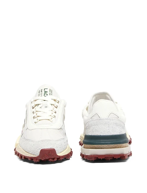 Чоловічі кросівки Lacoste велюрові білі - фото 5 - Miraton