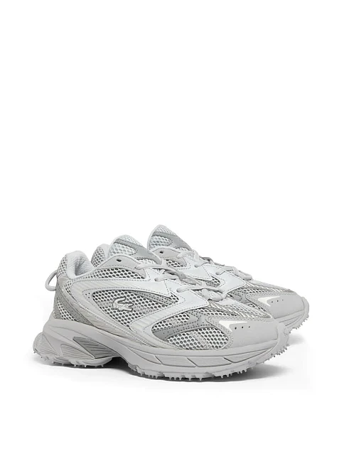 Мужские кроссовки Lacoste L003 Neo кожаные серые - фото 2 - Miraton