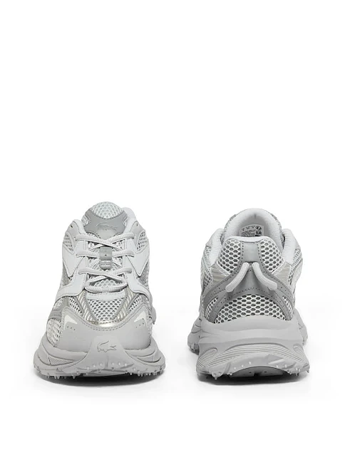 Мужские кроссовки Lacoste L003 Neo кожаные серые - фото 4 - Miraton