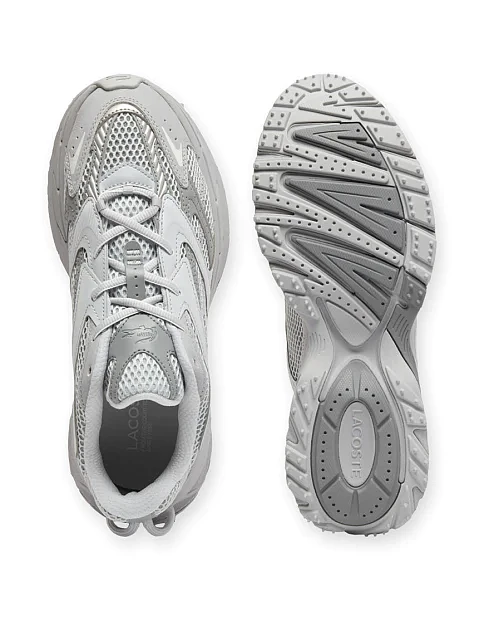 Мужские кроссовки Lacoste L003 Neo кожаные серые - фото 5 - Miraton