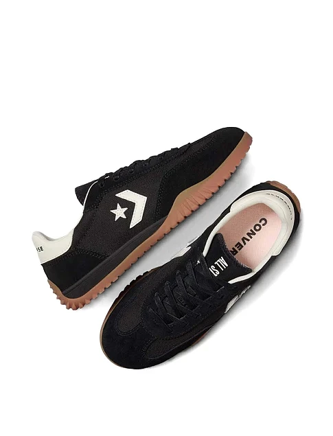 Жіночі кеди Converse Run Star Trainer замшеві чорні - фото 4 - Miraton
