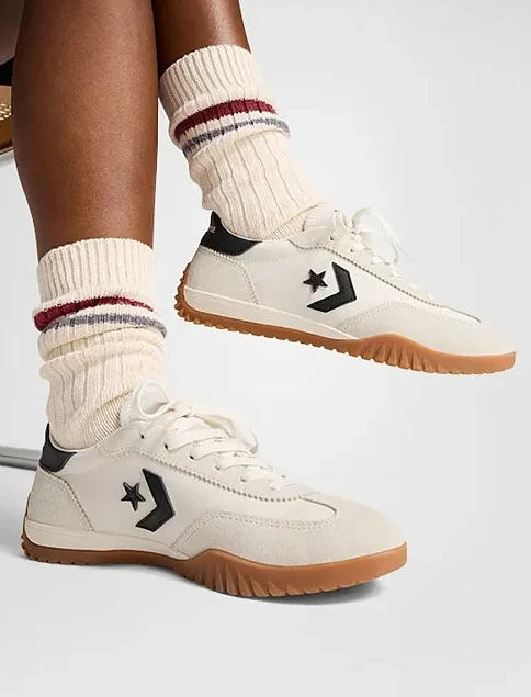 Жіночі кеди Converse Run Star Trainer замшеві білі - фото 7 - Miraton