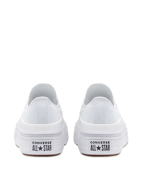 Жіночі кеди Converse тканинні білі - фото 5 - Miraton
