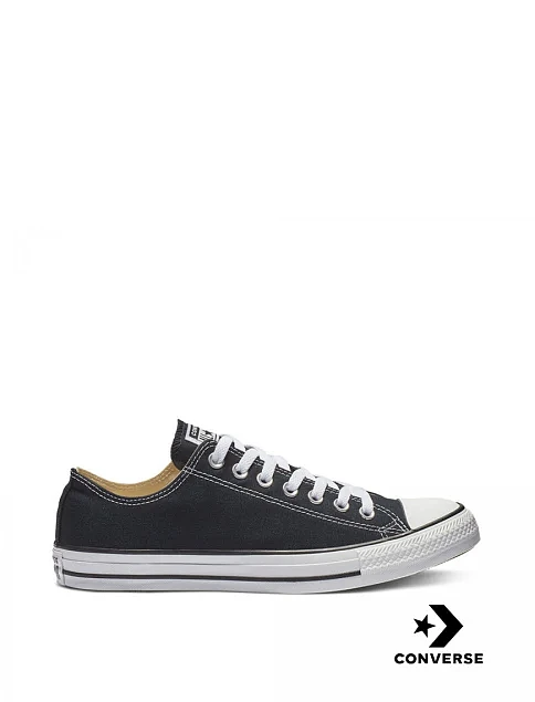 Жіночі кеди Converse Chuck Taylor All Star тканинні чорні - фото 1 - Miraton