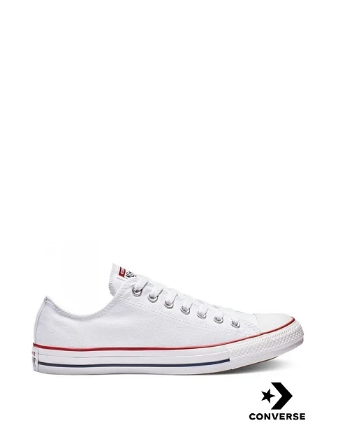 Жіночі кеди Converse Chuck Taylor All Star тканинні білі - фото 1 - Miraton