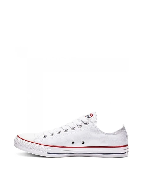Жіночі кеди Converse Chuck Taylor All Star тканинні білі - фото 2 - Miraton