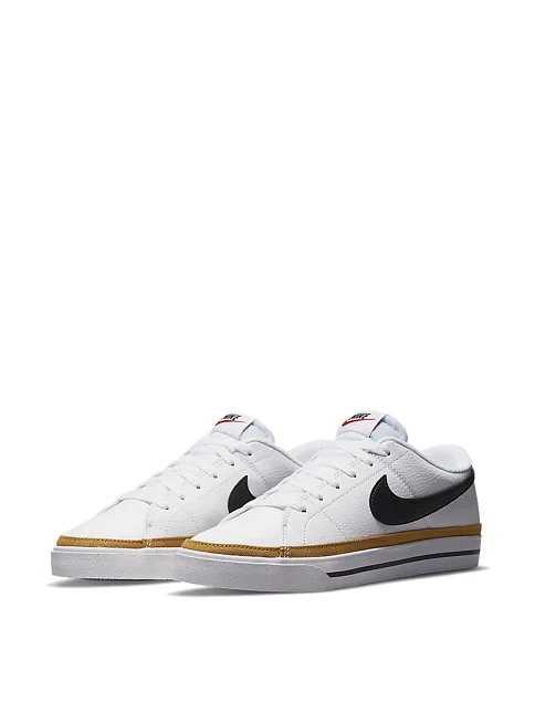 Женские кеды Nike Court Legacy кожаные белые - фото 3 - Miraton