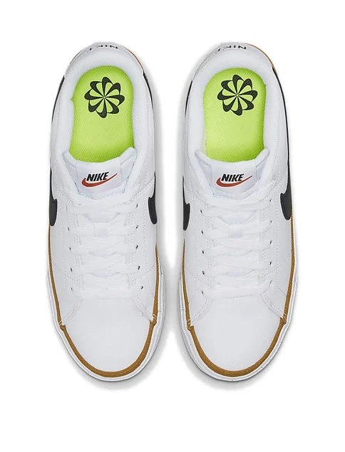 Женские кеды Nike Court Legacy кожаные белые - фото 4 - Miraton