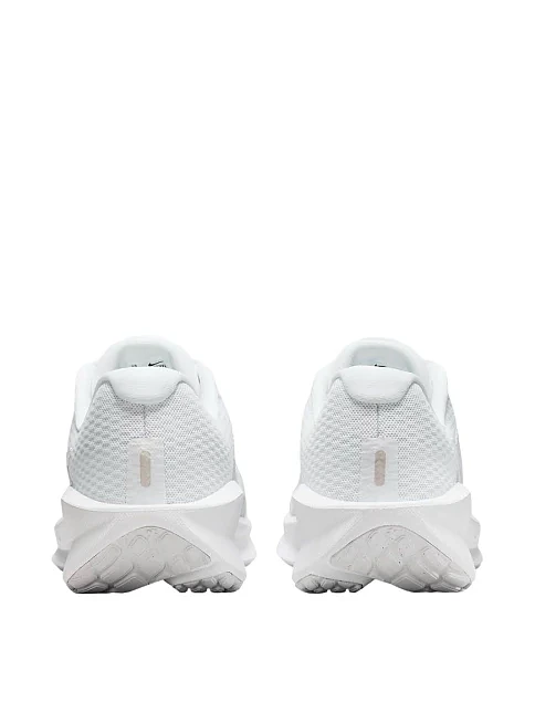 Женские кроссовки раннеры Nike DOWNSHIFTER 13 тканевые белые - фото 4 - Miraton