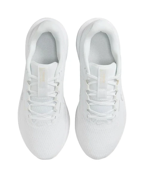 Женские кроссовки раннеры Nike DOWNSHIFTER 13 тканевые белые - фото 5 - Miraton