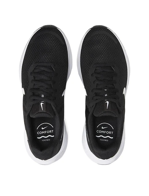 Женские кроссовки Nike Revolution 7 тканевые черные - фото 4 - Miraton