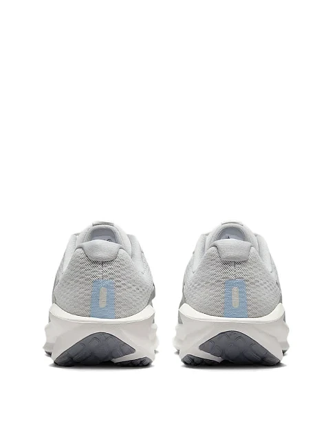 Женские кроссовки раннеры Nike DOWNSHIFTER 13 тканевые серые - фото 4 - Miraton