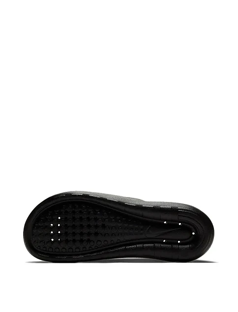 Женские шлепанцы Nike Victori One резиновые черные - фото 3 - Miraton