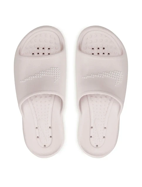 Женские шлепанцы Nike Victori One Shower резиновые розовые - фото 4 - Miraton