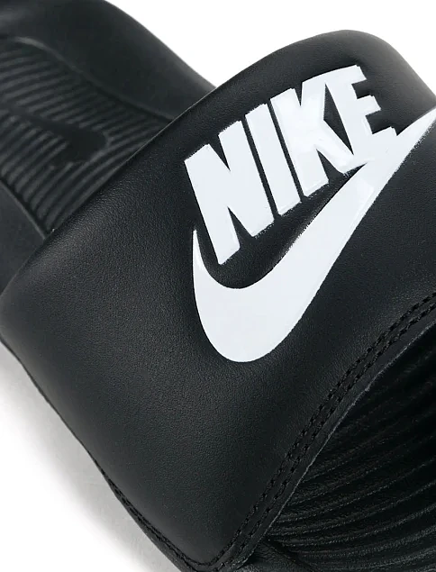 Женские шлепанцы Nike VICTORI ONE резиновые черные - фото 7 - Miraton