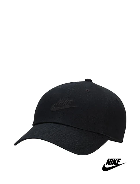 Кепка Nike Club Cap тканевая черная - фото 1 - Miraton