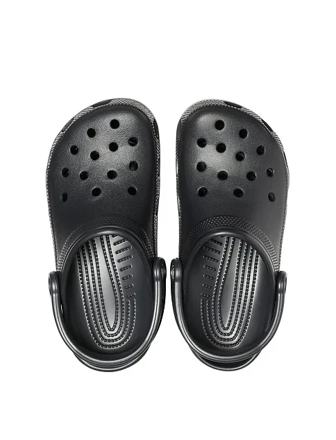 Жіночі крокси Crocs гумові чорні жіночі - фото 5 - Miraton